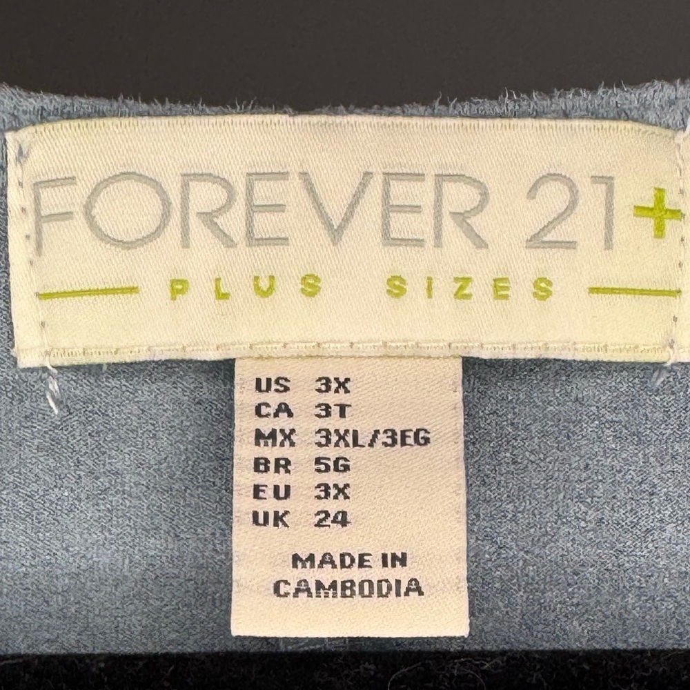 Forever 21 Blue Velour Relaxed Tank - Picture 3 of 4